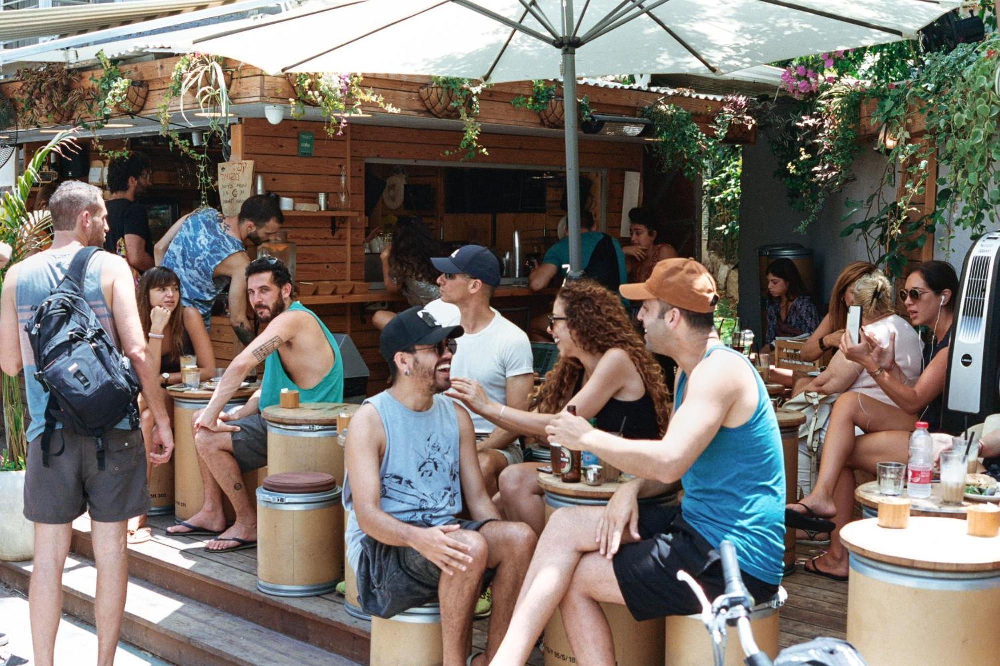 Wom Beach Pod Hotel - A Member Of Brown Hotels Tel Aviv Ngoại thất bức ảnh