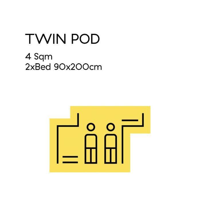Wom Beach Pod Hotel - A Member Of Brown Hotels Tel Aviv Phòng bức ảnh